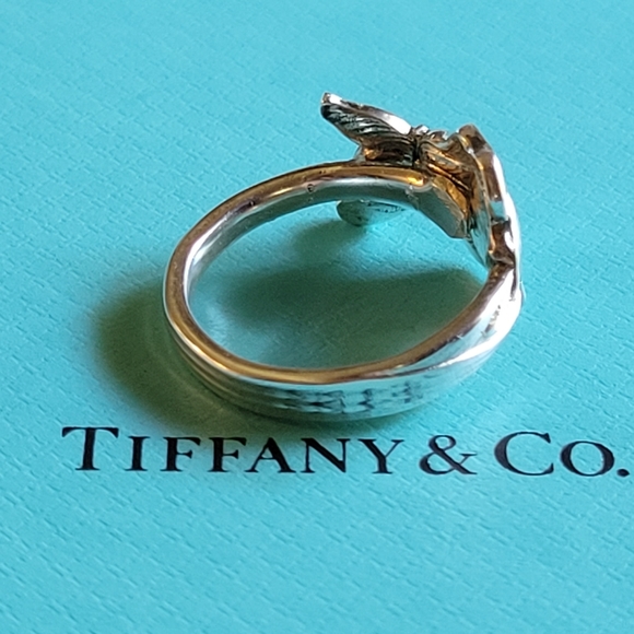 1885 Tiffany & Company IRIS Spoon Ring in Sterling Silver #66 - Picture 11 of 14